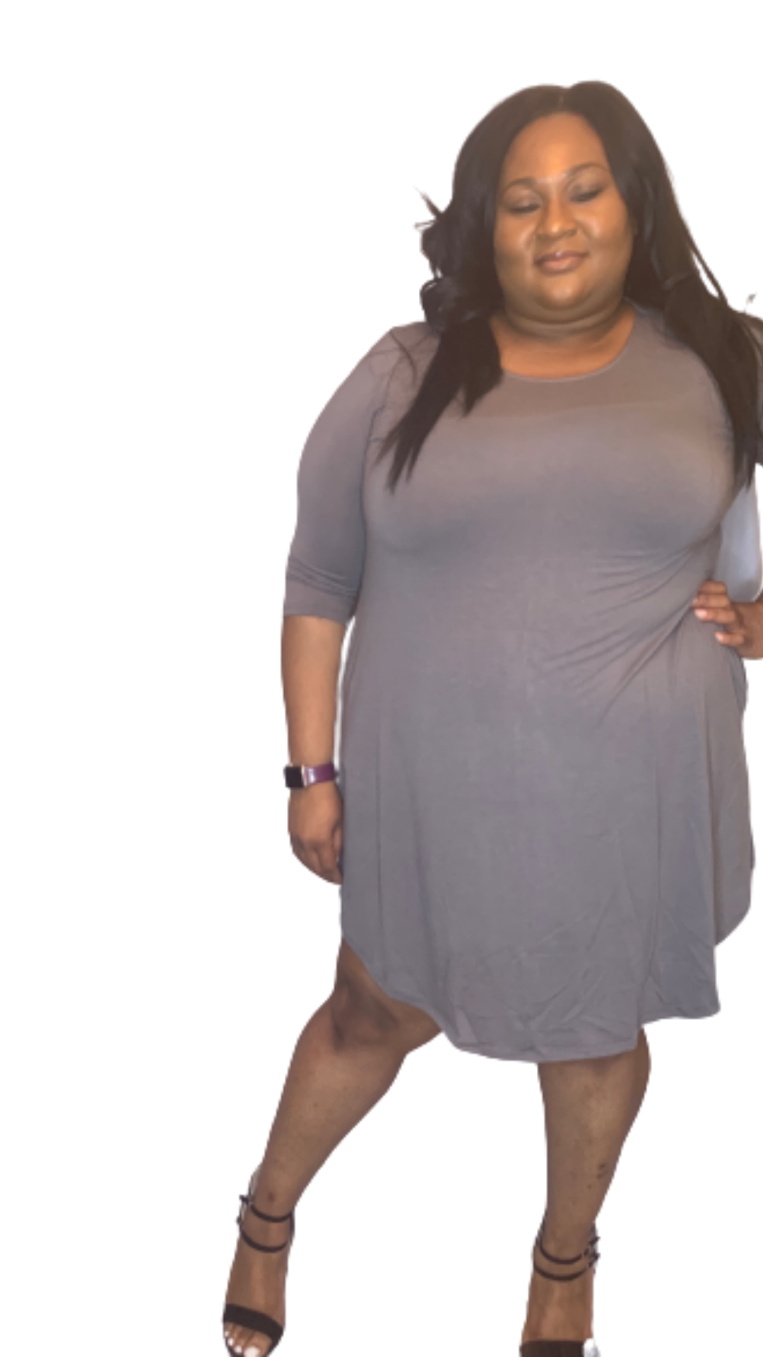 Twirl Girl Grey Curvy