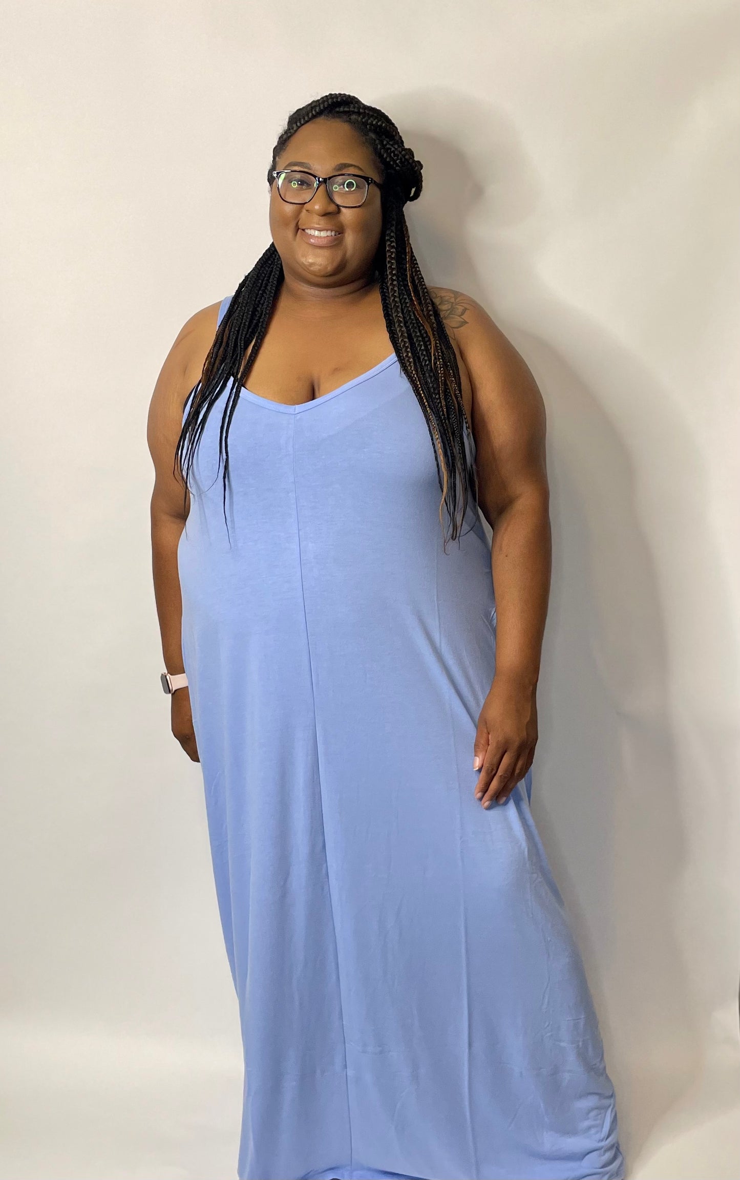 Thee Essential Maxi Spring Blue